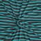 1 Yard Teal Black Stripe Viscose Spandex Print Jersey Fabric Soft Stretch Knit Material For Clothing And DIY Fashion Projects